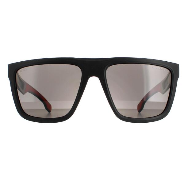 Hugo Boss 1451/S matte grey polarised men's sunglasses, UK version