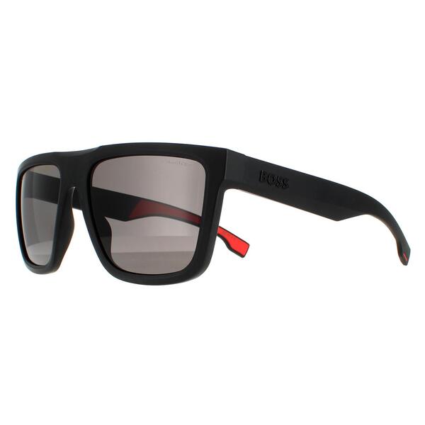 Hugo Boss 1451/S matte grey polarised men's sunglasses, UK version