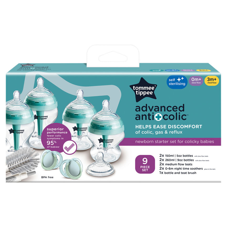 Tommee Tippee Closer to Nature Advanced Anti-Colic Newborn Starter Set 0m+ GOODS ASDA   