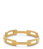 Monica Vinader gold vermeil signature link bangle - British product