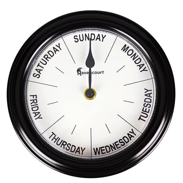 Ravencourt Memory Loss Days of the Week Clock