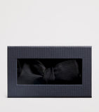 Eton silk bow tie pre-tied ribbed finish, UK version