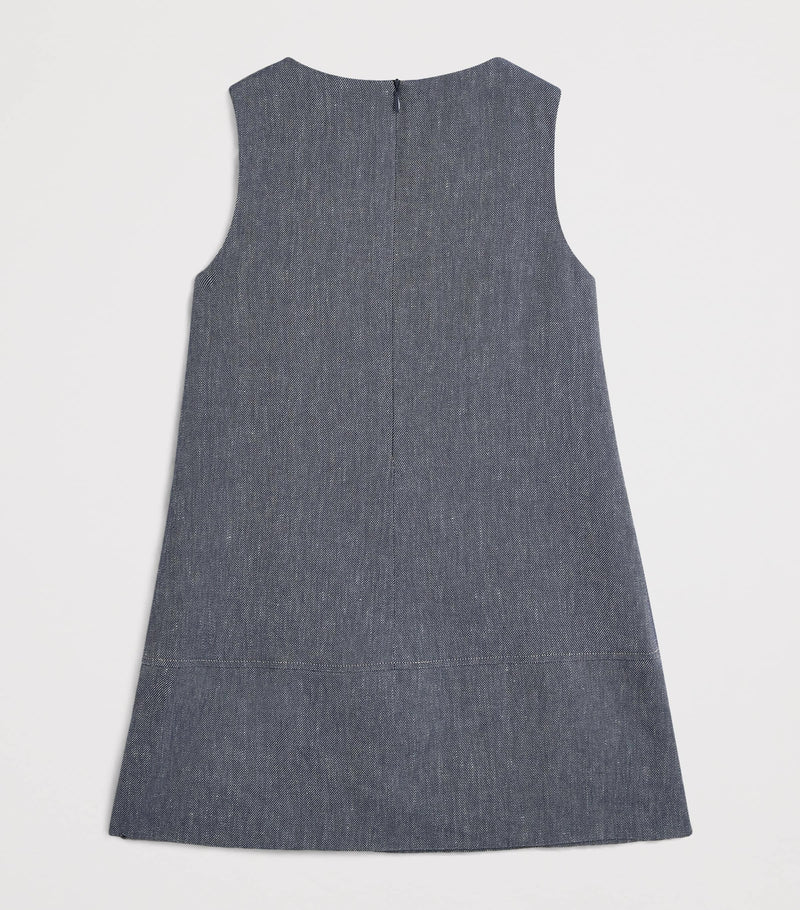 Emporio Armani Kids linen-cotton dress 4-14 years - British product