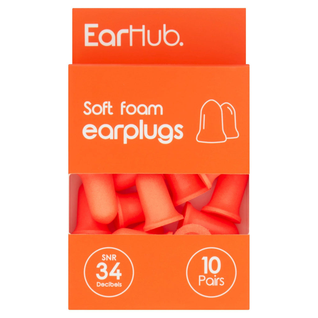 Earhub Premium Soft Earplugs x10