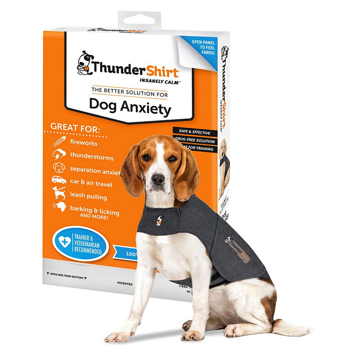 ThunderShirt Grey Calming Jacket For Dogs - Medium GOODS Boots   