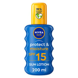 NIVEA SUN Protect & Moisture Sun Cream Spray SPF15 200ml GOODS Boots   