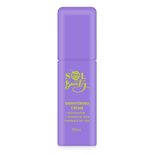 Sol Beauty brightening face cream 80ml, imported from the UK