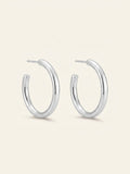 Cartier LOVE diamond hoop earrings 18ct white gold, imported from the UK