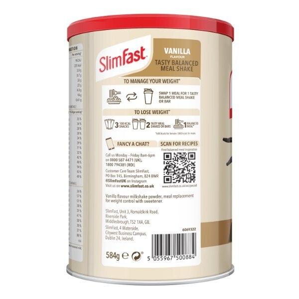 Slimfast Vanilla Powder 584g