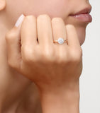 Pomellato Sabbia diamond ring in rose gold - British product