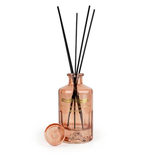 Candlelight Jhangye reed diffuser 250ml blush amber glass (British brand)