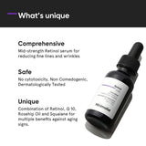 Minimalist Retinol 0.6% anti-aging face serum, imported from the UK