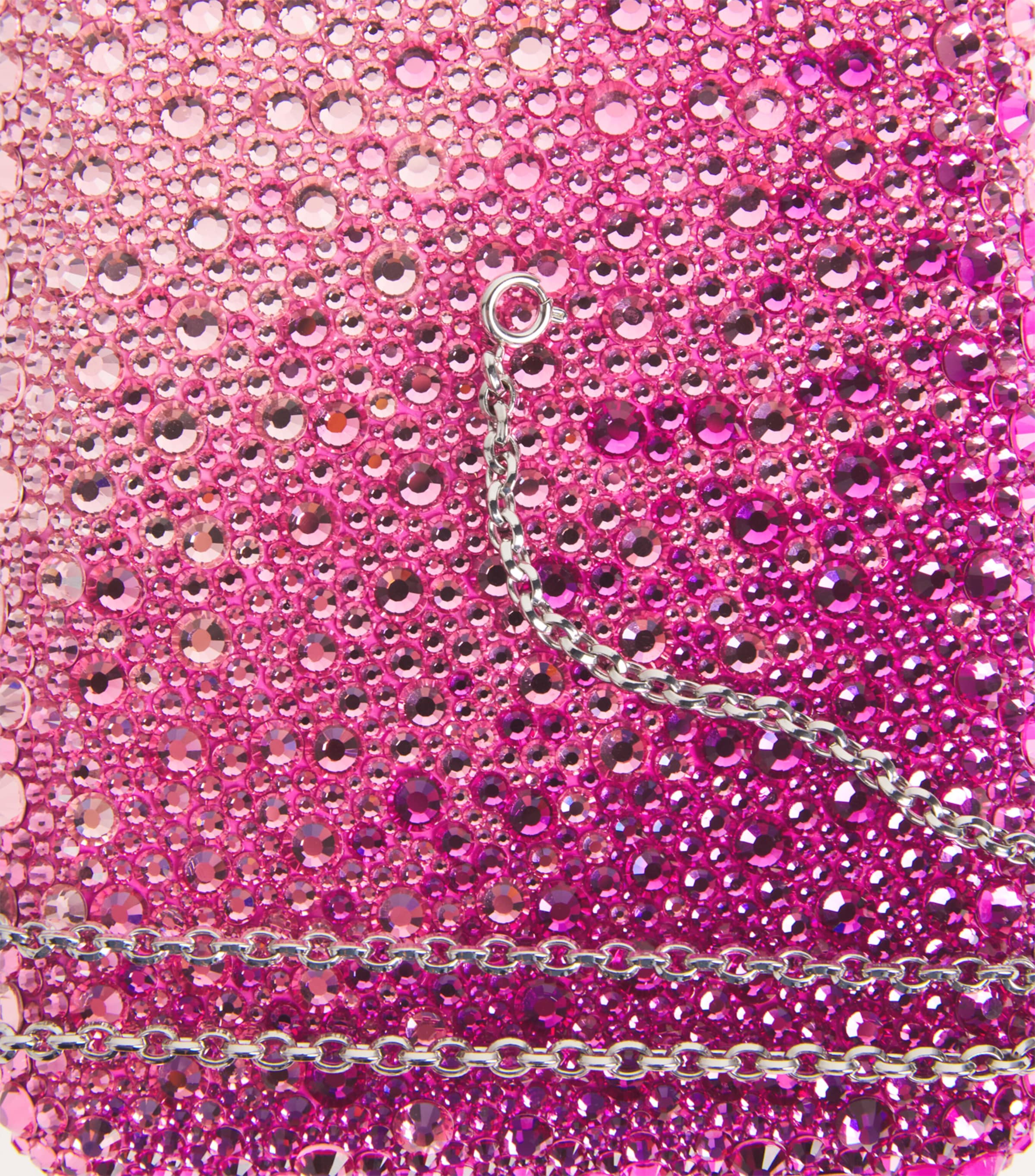 Judith Leiber Slim Slide Gradient Caviar clutch bag, imported from the UK