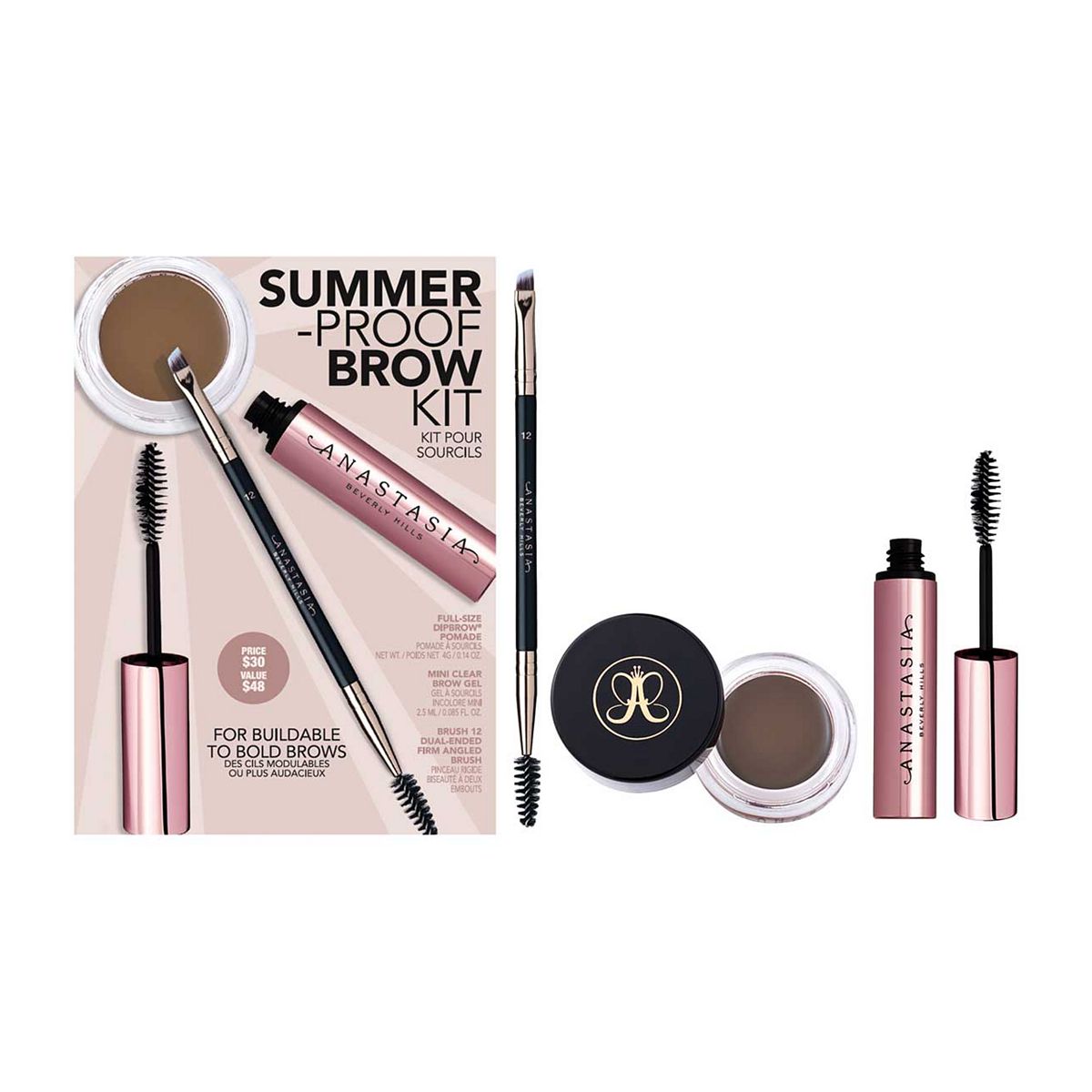 Anastasia Beverly Hills Summer Proof Supreme Brow Kit GOODS Boots   