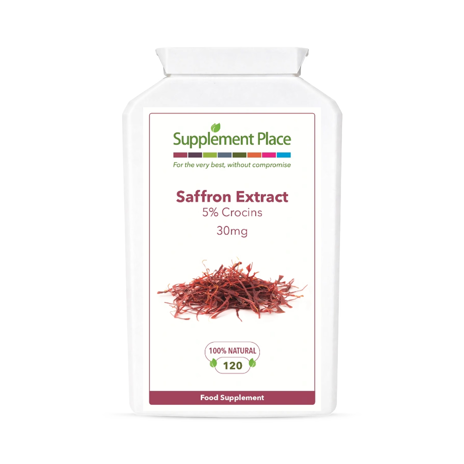 Supplement Place Saffron Extract supplement 30mg 120 capsules, imported from the UK