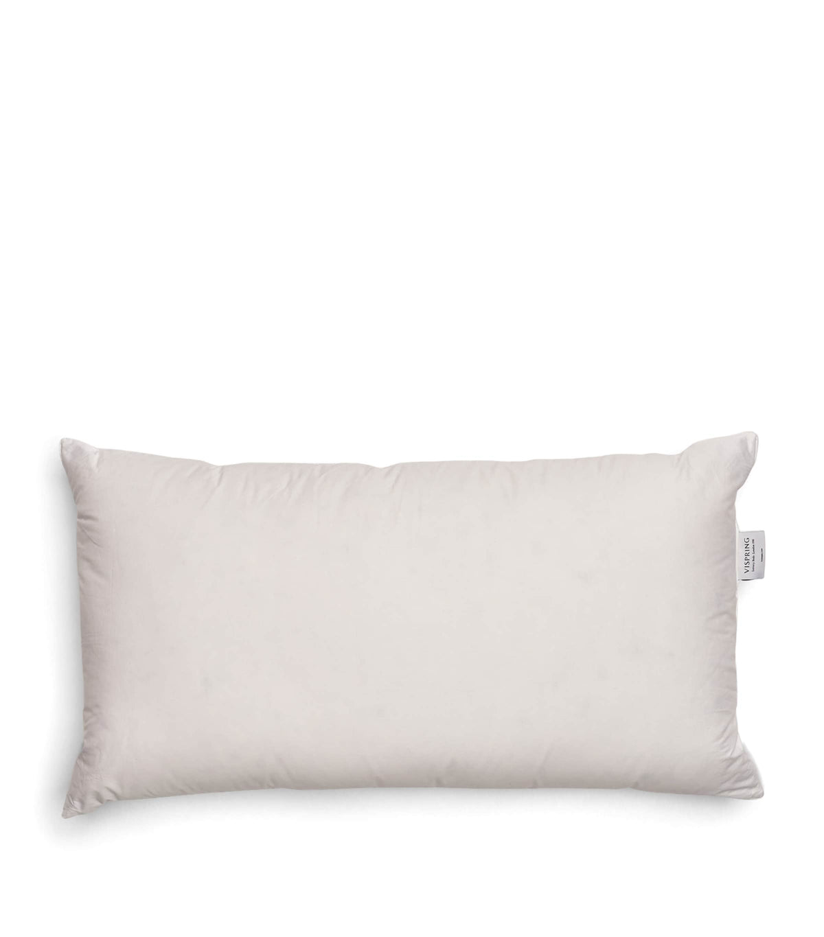 Vispring cotton down-filled pillow 90cm x 50cm (British brand)