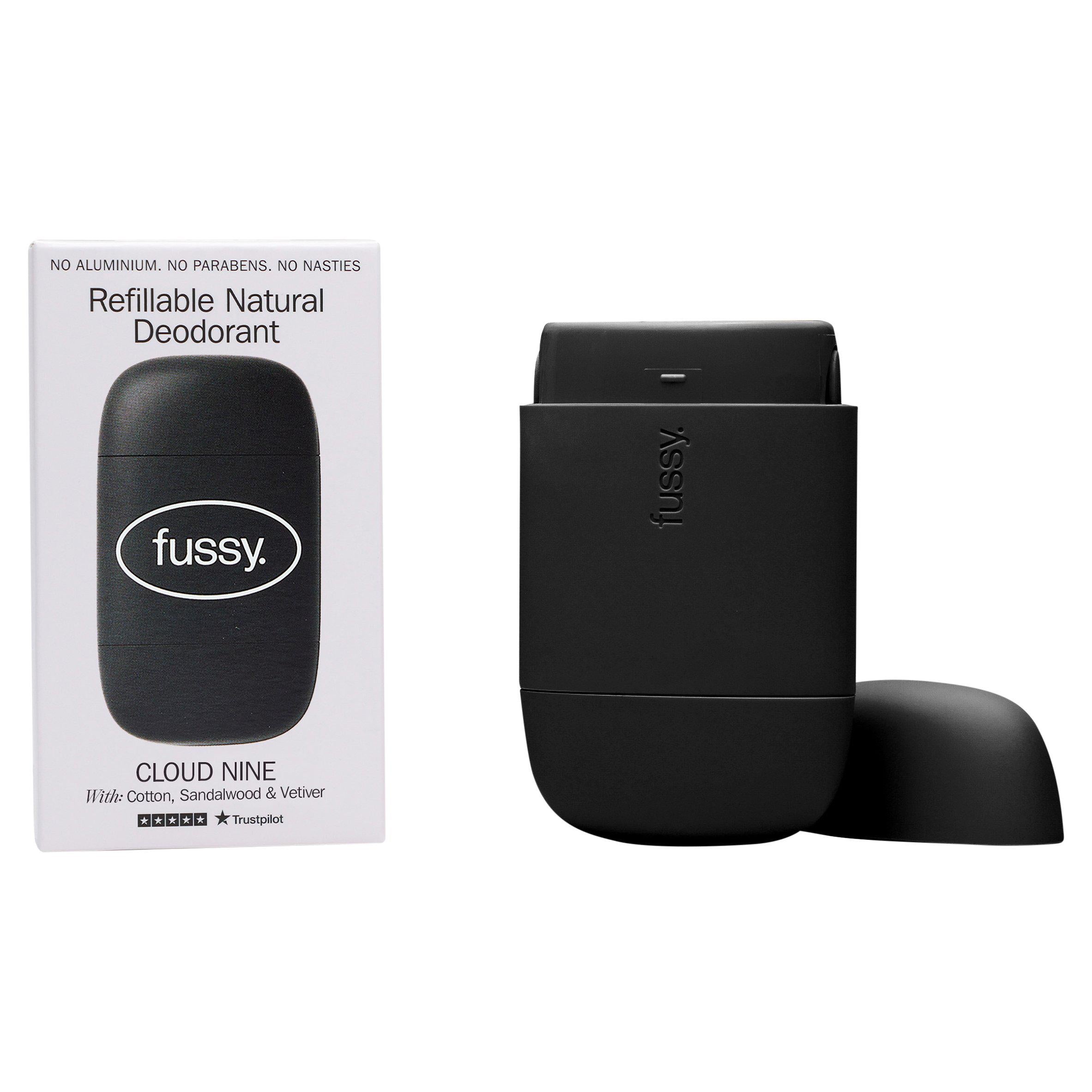 Fussy Refillable Natural Deodorant Cloud Nine 40g GOODS Sainsburys   