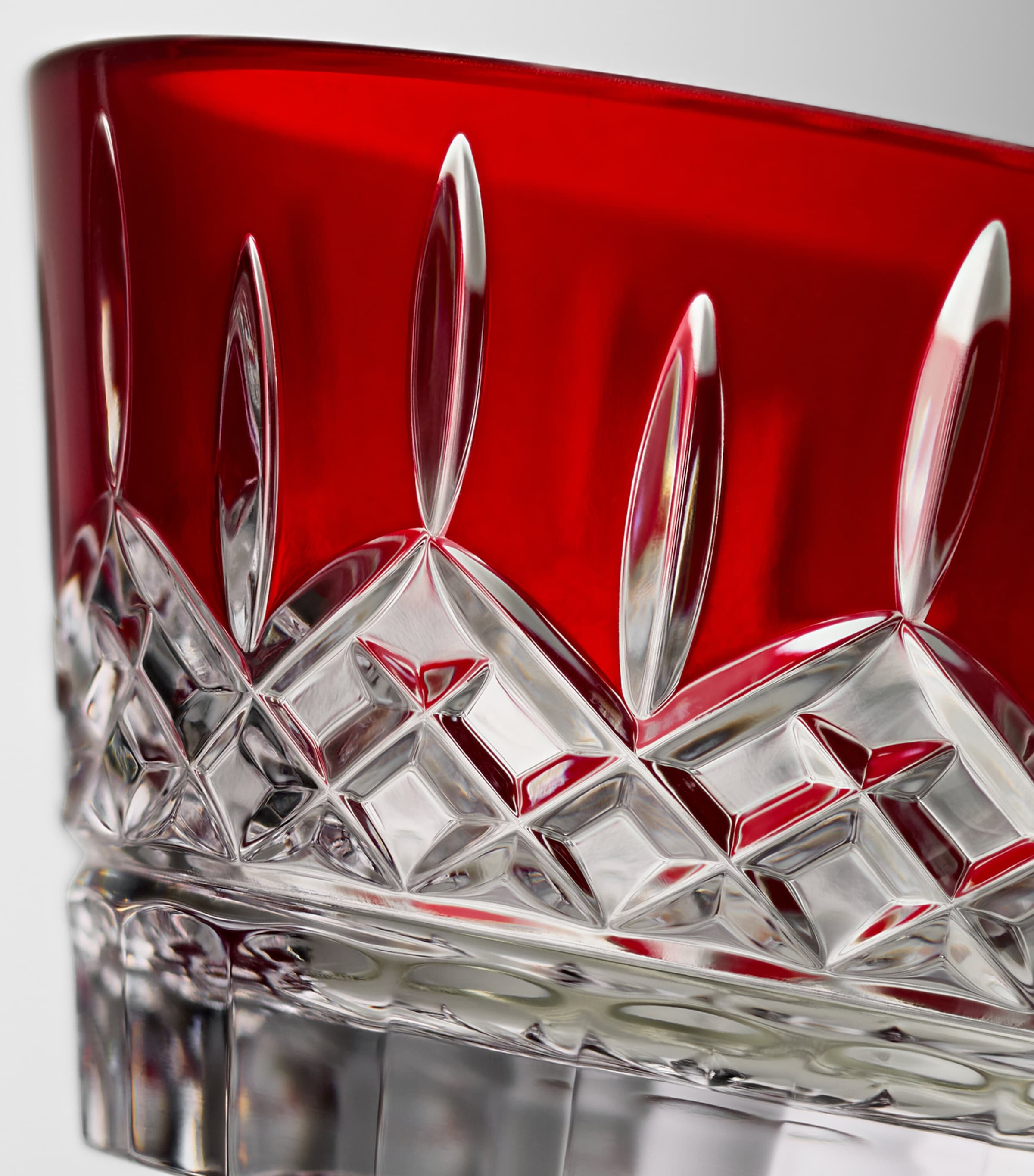 Waterford Crystal decorative bowl with diamond wedge design, 13.5cm wide (British brand)