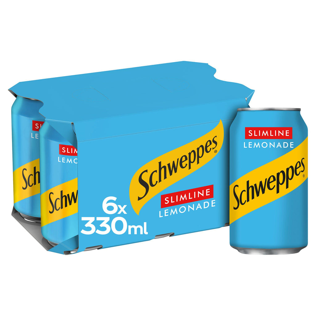 Schweppes Slimline Lemonade 6x330ml