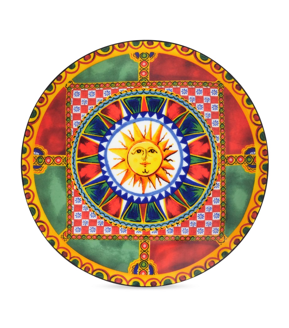 Dolce&Gabbana Casa Carretto Plates set of 2 17cm - British product