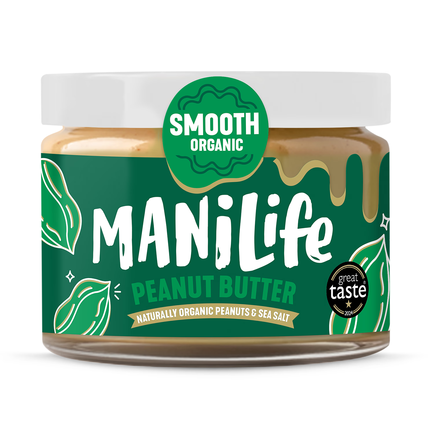 Manilife organic smooth peanut butter 275g, UK version