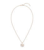Chaumet Harmony pendant necklace in rose gold with mother-of-pearl and diamonds - British product