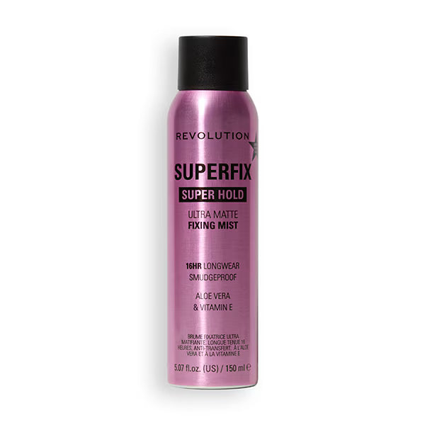 Revolution Superfix Misting Setting Spray, imported from the UK