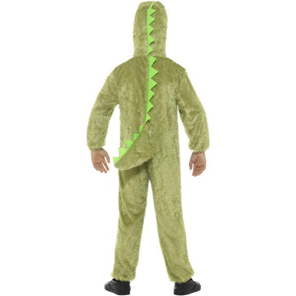 Smiffys crocodile costume with jumpsuit and hood, imported from the UK