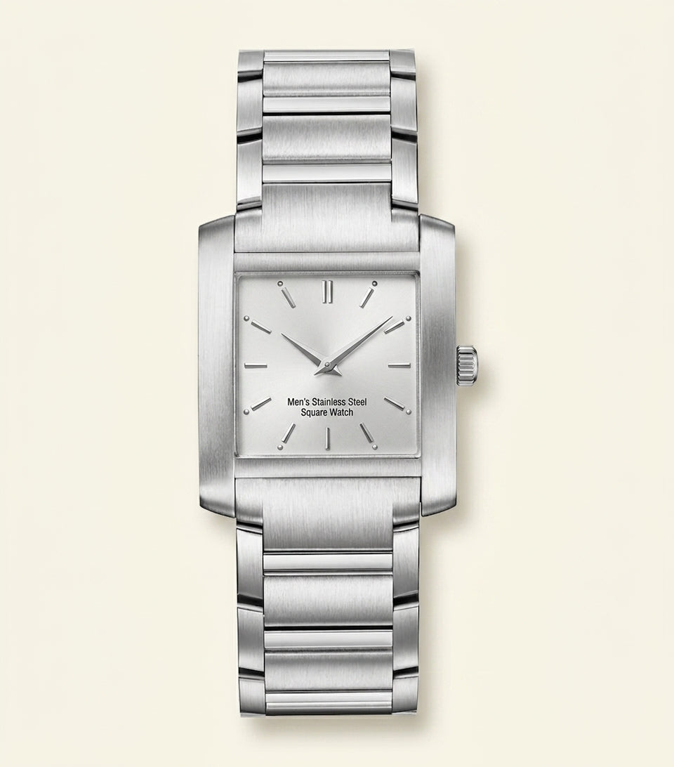 Cartier Tank Française stainless steel watch 27mm (British brand)