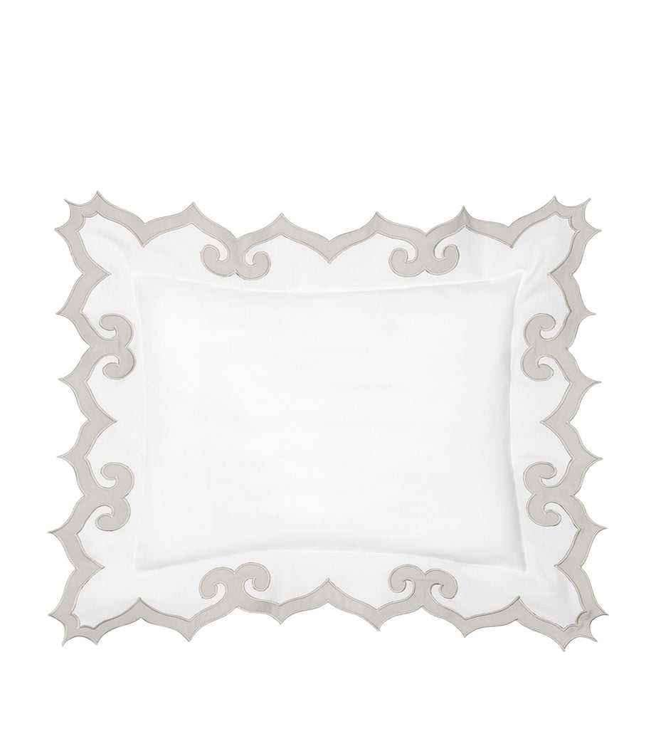 Pratesi boudoir sham pillowcase 30cm x 40cm, imported from the UK