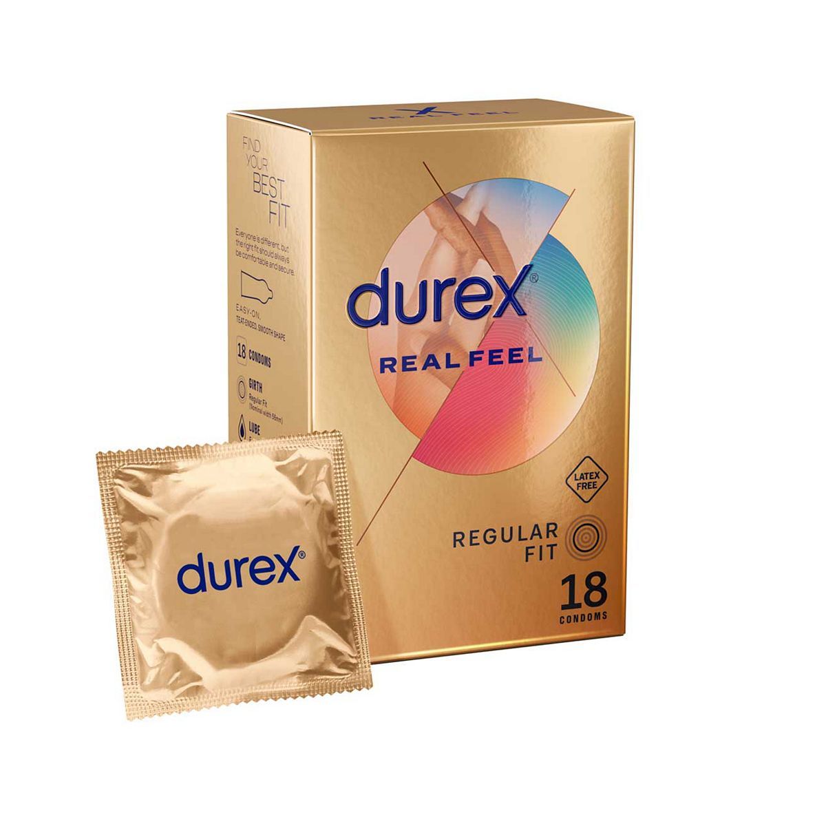 Durex Real Feel Condoms - 18 Pack Intimate Care Boots   