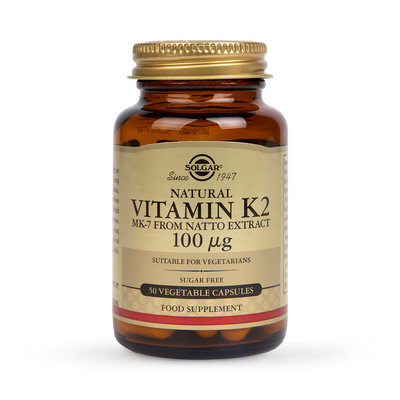 Holland & Barrett Solgar Vitamin K2 100mcg 50 Gemüsekapseln Knochengesundheit Präparat - Online bei McGrocer kaufen
