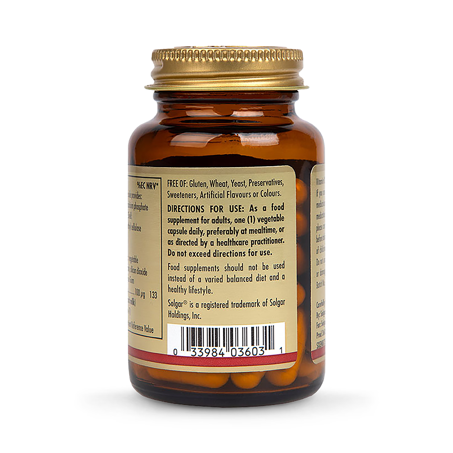 Solgar Vitamin K2 100mcg 50 Vegetable Capsules (British brand)