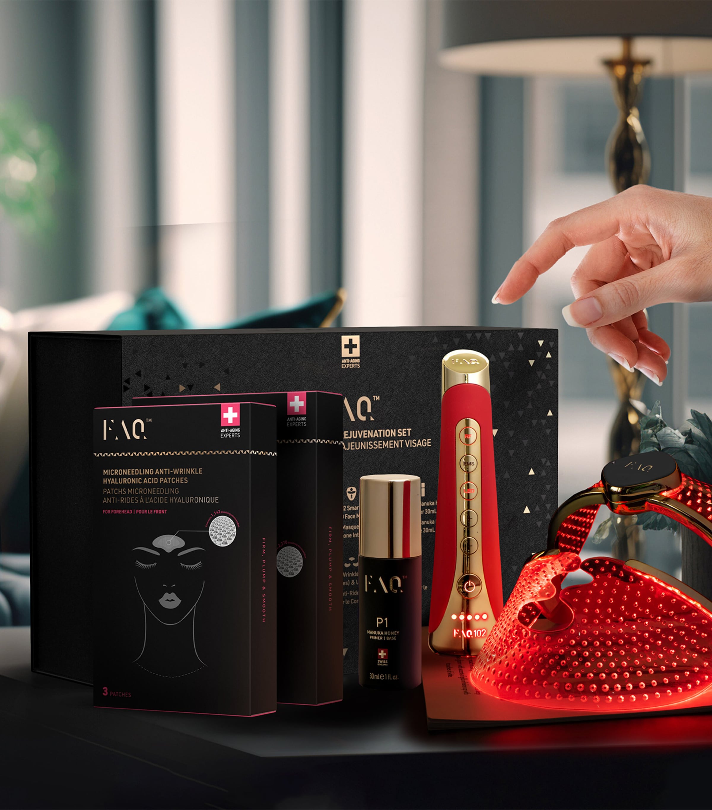 FAQ facial rejuvenation and anti-aging gift set - British product