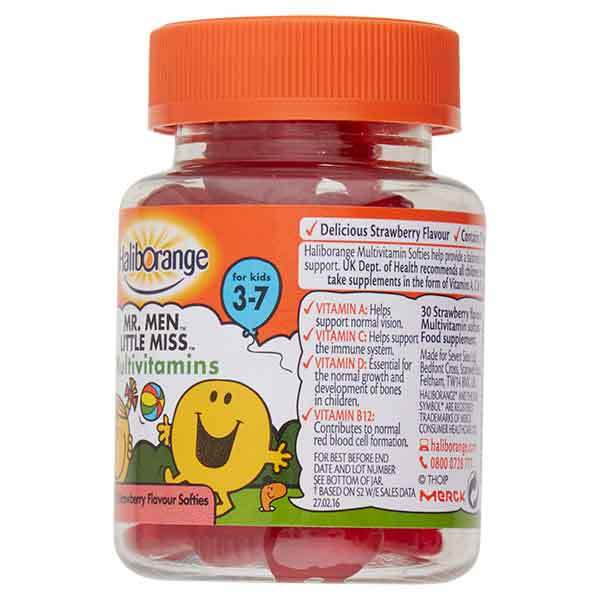 DNR Haliborange Mr Men & Little Miss  Multivitamin - 30 GOODS Superdrug   