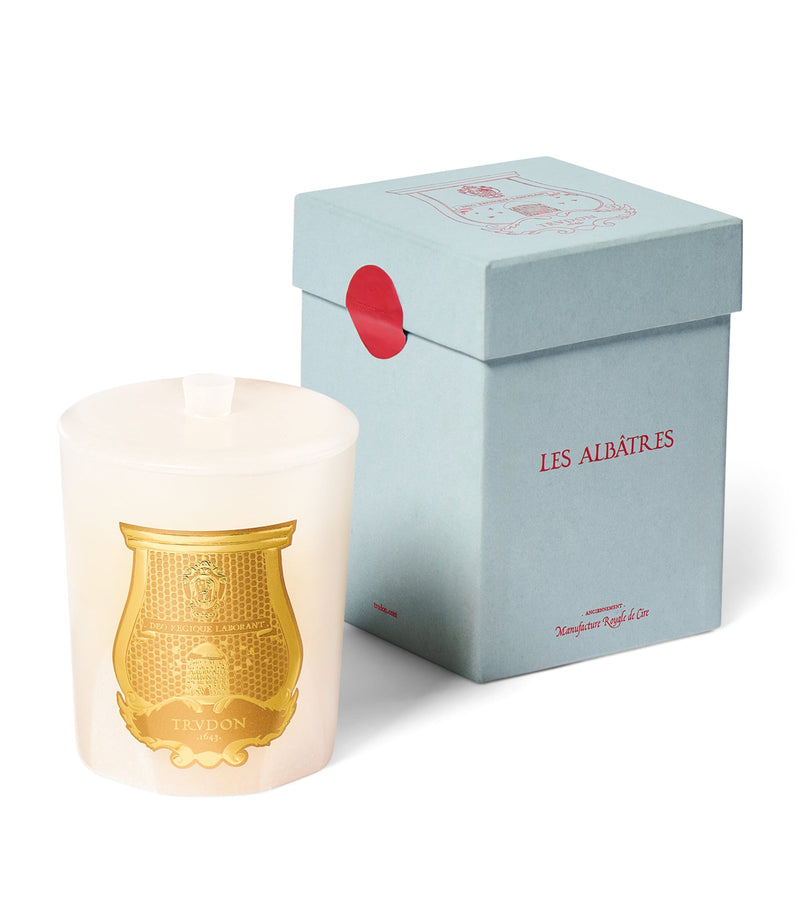 Trudon Alabaster Cyrnos scented candle refill 270g (British brand)