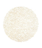 Chilewich Dahlia round placemat 38cm outdoor use (British brand)