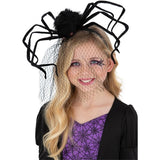 Smiffys kids spider headband with web veil (British brand)