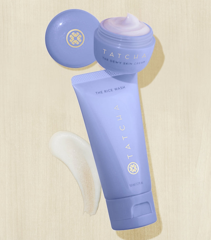 Tatcha Dewy Cleanse and Hydrate Skincare Set (British brand)