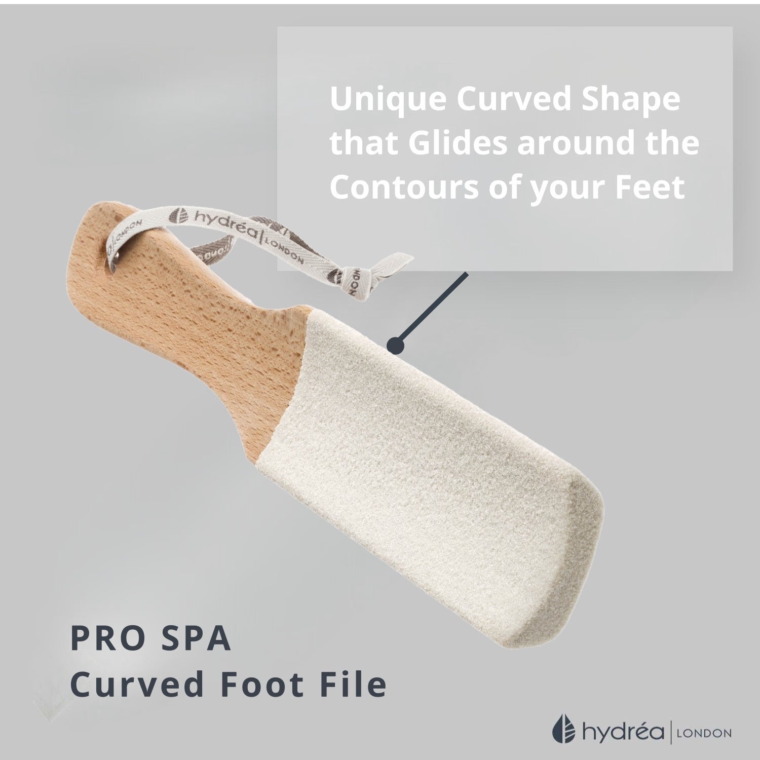 Ceramic micro crystal curved foot file, UK version