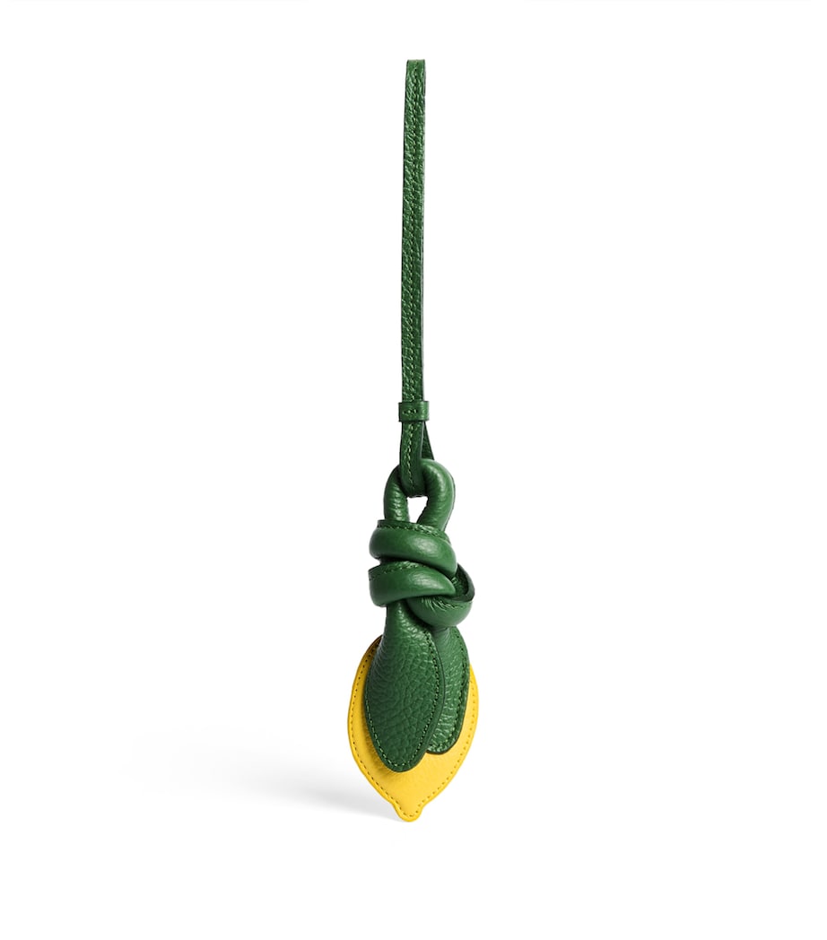 Jacquemus lemon bag charm grained calfskin leather - British product