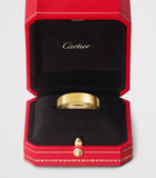 Cartier d'Amour wedding ring yellow gold 6mm UK version