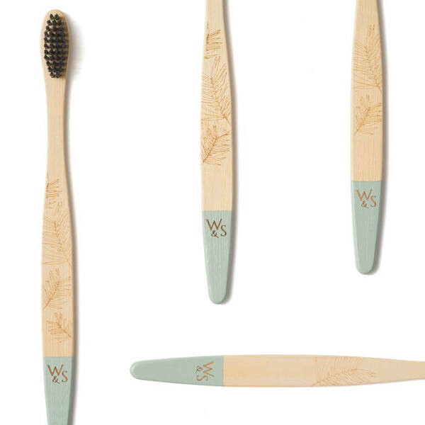 Wild & Stone | Adult Bamboo Toothbrush - 4 Pack - Medium