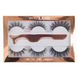 Oh My Lash AM To PM Black Faux Mink False Lashes Set GOODS Superdrug   