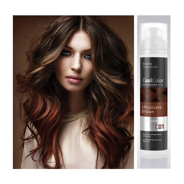 Erayba Cool Colour hair dye brown 100ml (British brand)