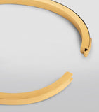 Nialaya gold-plated Simplicity bangle (British brand)