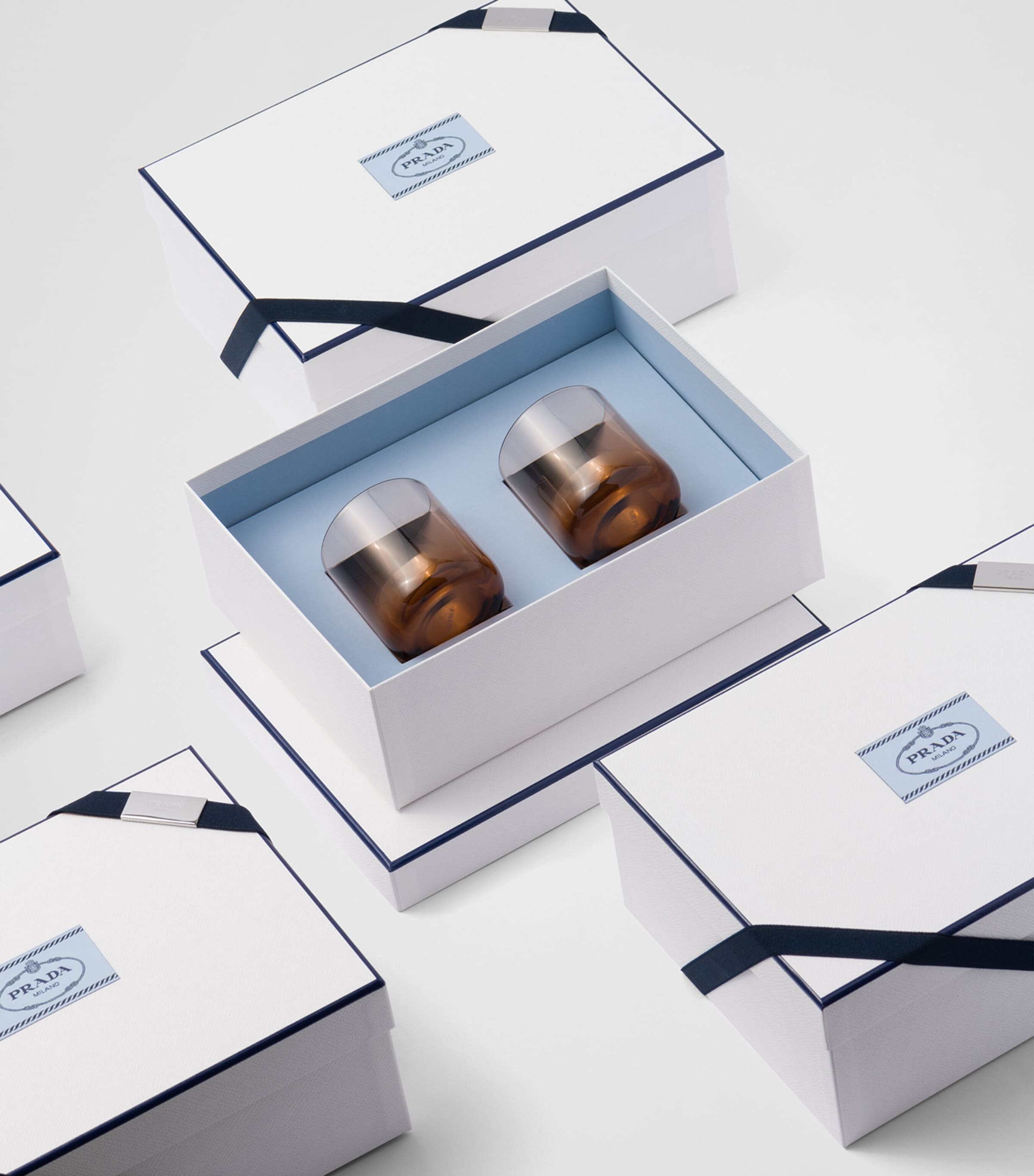 Prada Plinth crystal tumblers, imported from the UK