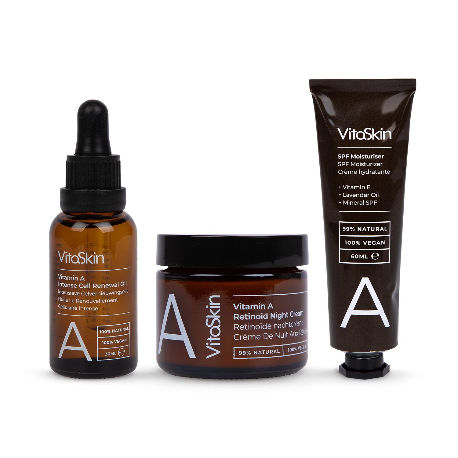 Vitaskin Vitamin A Kit skincare set - British product