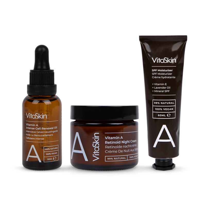 Vitaskin Vitamin A Kit skincare set - British product