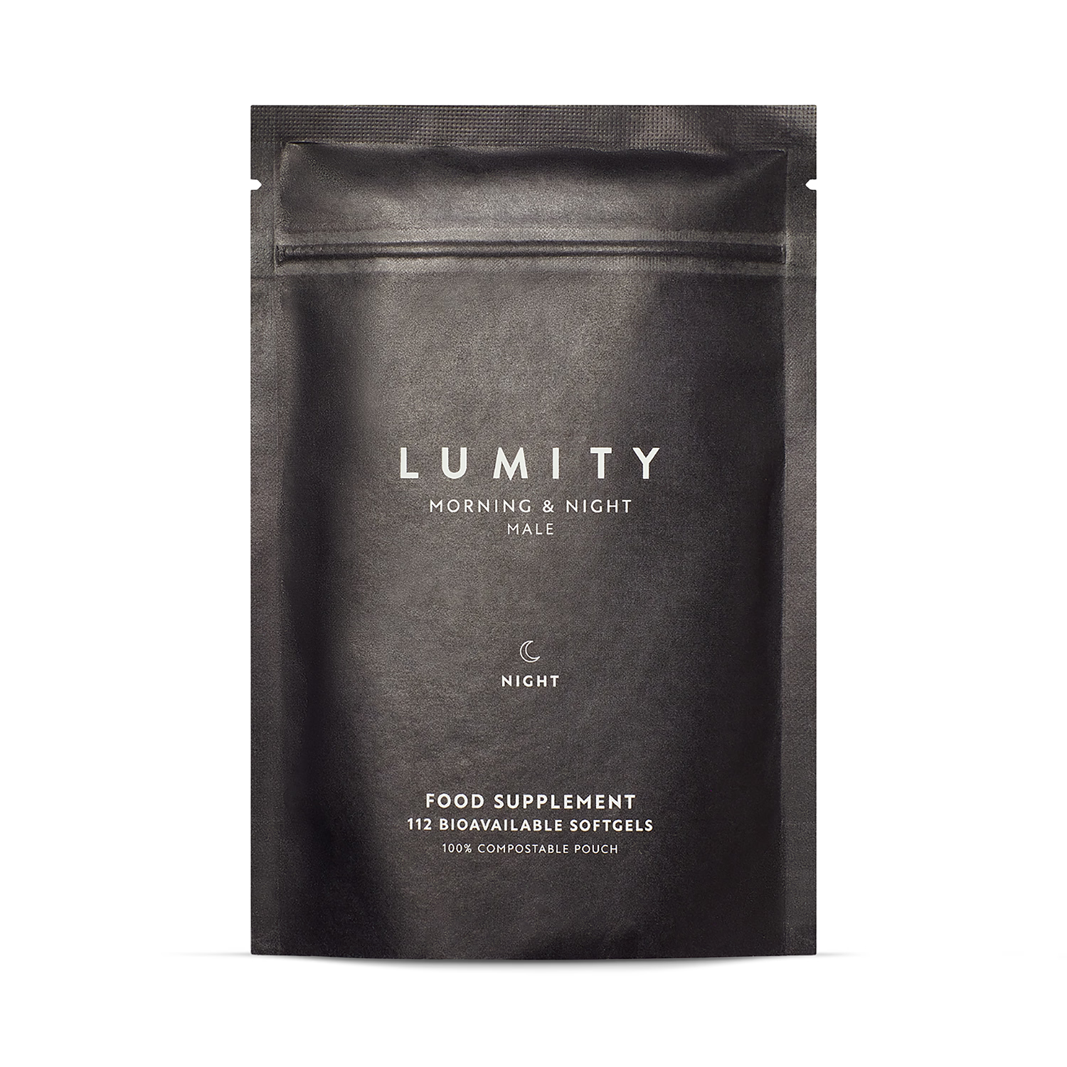 Lumity male supplement morning night 28-day 224 softgels - British product